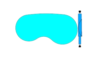 Titan Pool Reel working on a freeform shaped pool, frame1