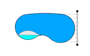 Titan Pool Reel working on a freeform shaped pool, frame5
