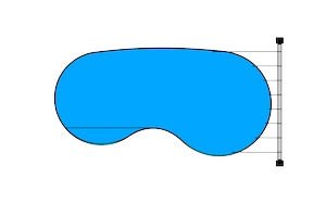 Titan Pool Reel working on a freeform shaped pool, frame6