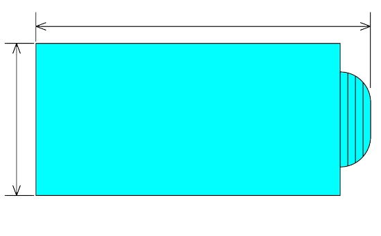 animated image of a Titan Pool Reel working on a rectangle pool with roman end steps