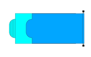 Titan Pool Cover Reel working on a rectangle shaped pool with Roman end steps, frame4